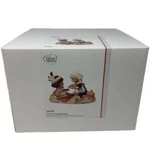 Precious Moments First Thanksgiving Figurine 241027 New Limited Bisque